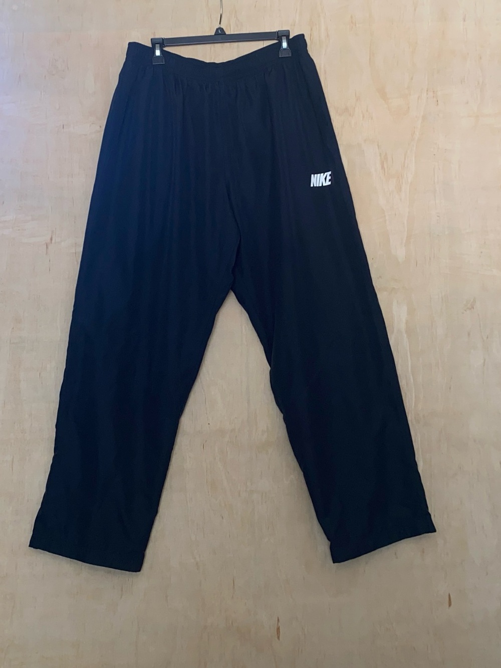 Nike Navy Athletic Track Pants with White Logo. XXL